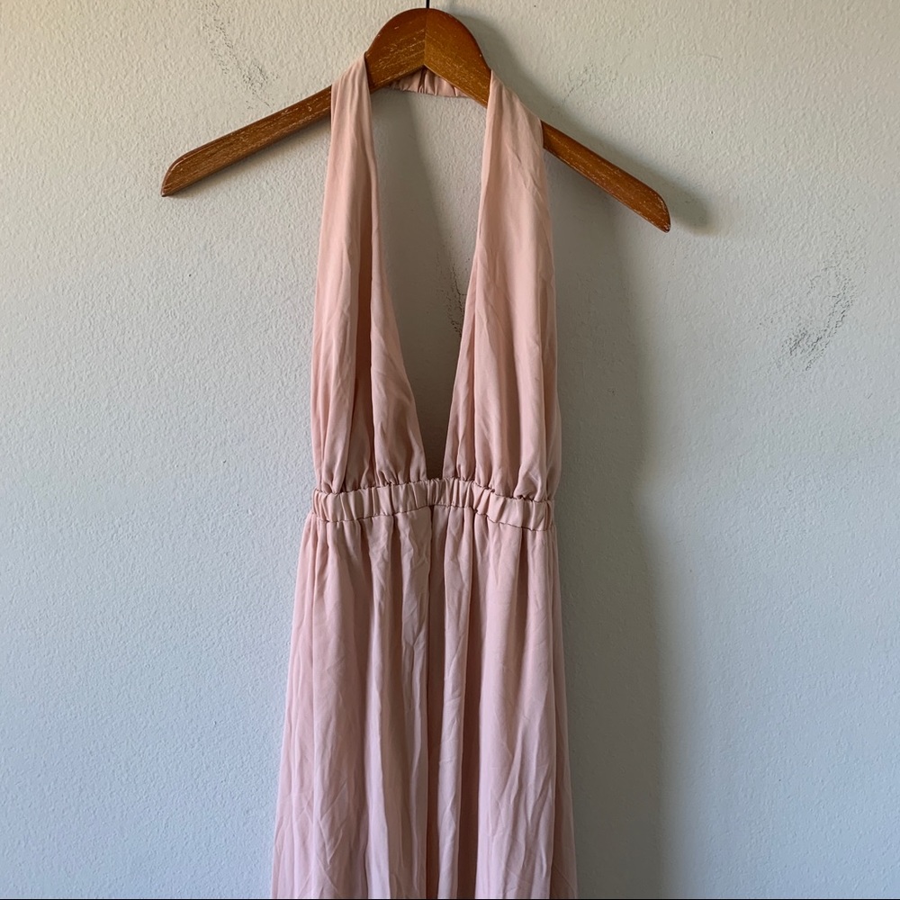 Show Me Your Mumu Luna Halter Maxi Dusty Blush - Picture 8 of 16
